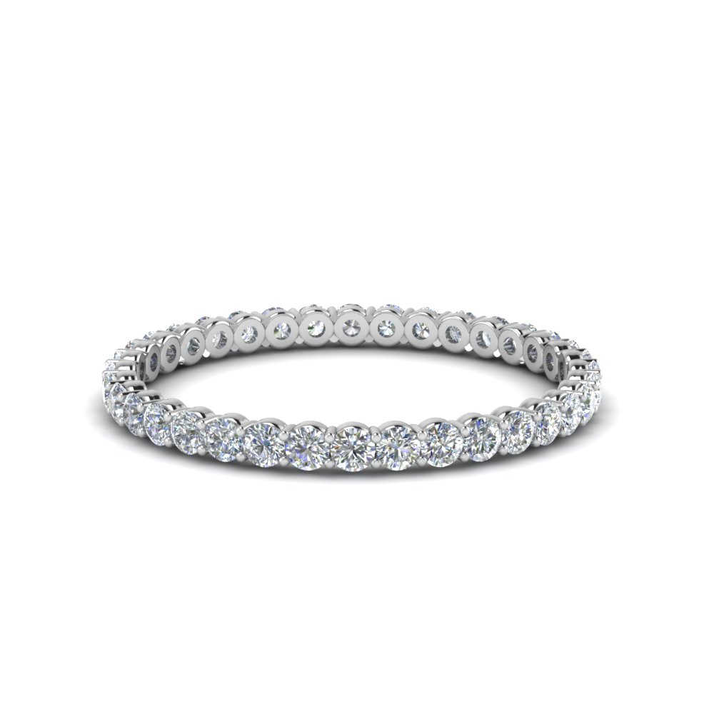 0.50 Ct. Round Diamond Shared Prong Eternity Ring